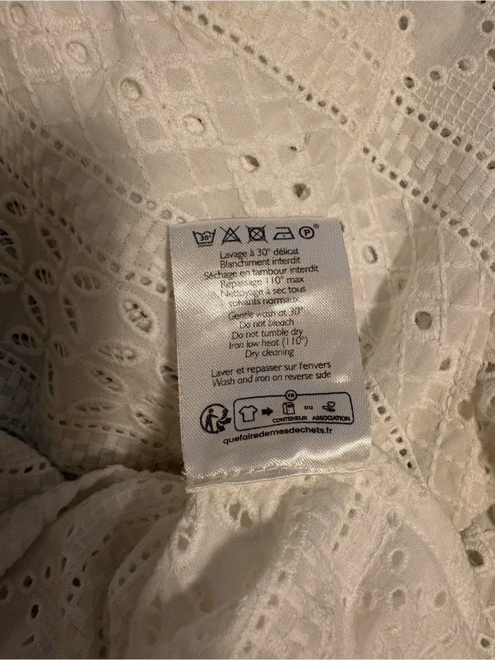 Sézane Max Shirt - Embroidered Ecru Stripe - Picture 7 of 7